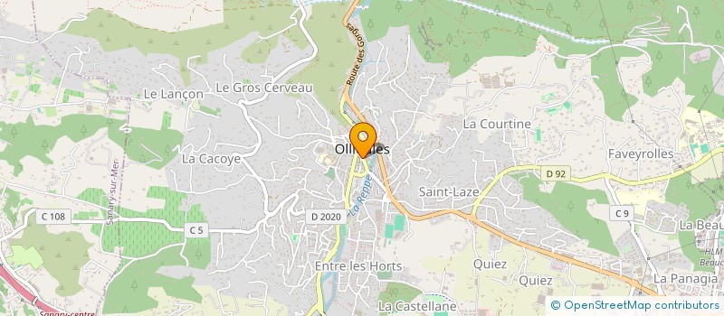 localisation de l'entreprise MONSIEUR SEBASTIEN THOMAS à OLLIOULES
