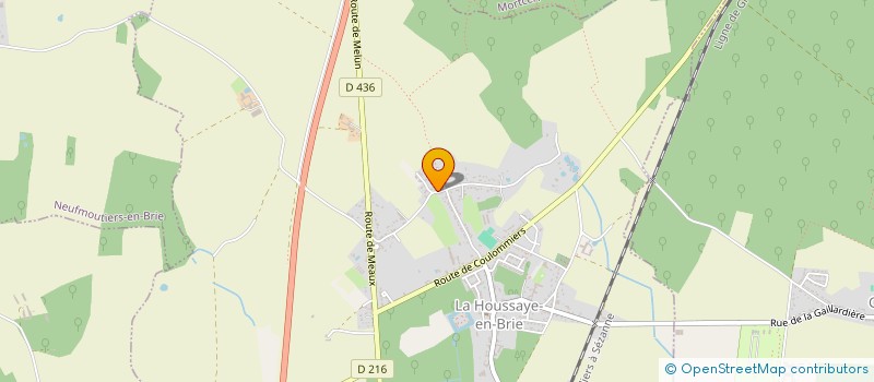 localisation de l'entreprise MONSIEUR SEBASTIEN THOMAS  LA HOUSSAYE-EN-BRIE