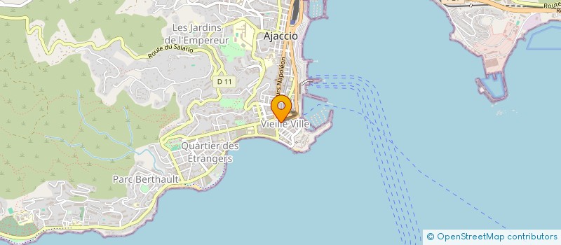 localisation de l'entreprise MONSIEUR SEBASTIEN THOMAS à AJACCIO