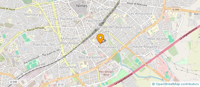 localisation de l'entreprise MONSIEUR SEBASTIEN THOMAS  NIMES