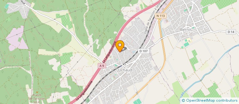 localisation de l'entreprise MONSIEUR SEBASTIEN THOMAS  UCHAUD