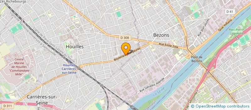 localisation de l'entreprise MONSIEUR SEBASTIEN THOMAS à HOUILLES