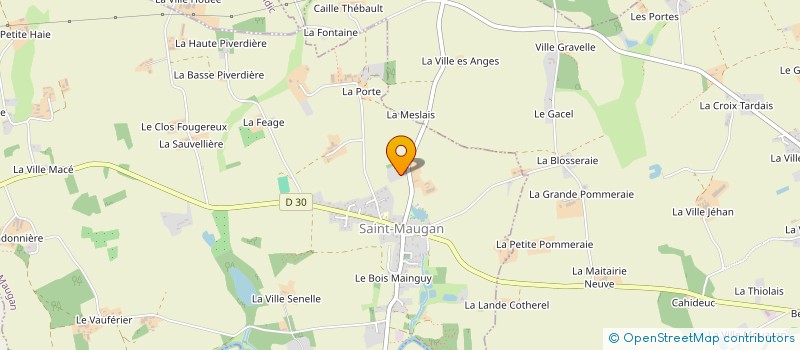 localisation de l'entreprise MONSIEUR SEBASTIEN THOMAS  SAINT-MAUGAN