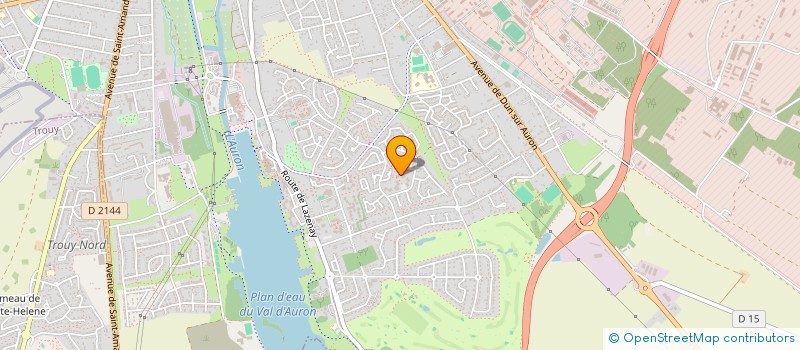 localisation de l'entreprise MONSIEUR SEBASTIEN THOMAS  BOURGES