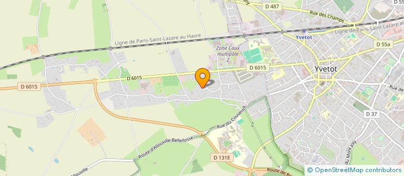 localisation de l'entreprise MONSIEUR SEBASTIEN THOMAS  VALLIQUERVILLE