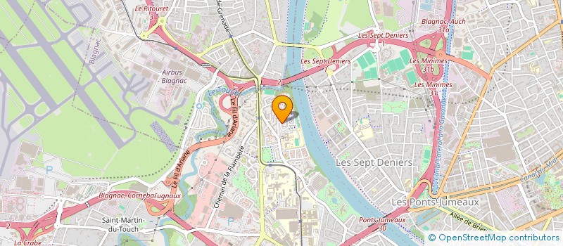 localisation de l'entreprise MONSIEUR SEBASTIEN THOMASSIN à TOULOUSE