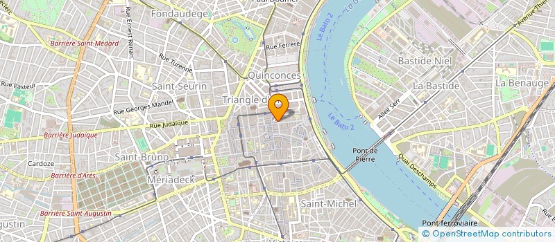 localisation de l'entreprise MONSIEUR SEBASTIEN THORE  BORDEAUX