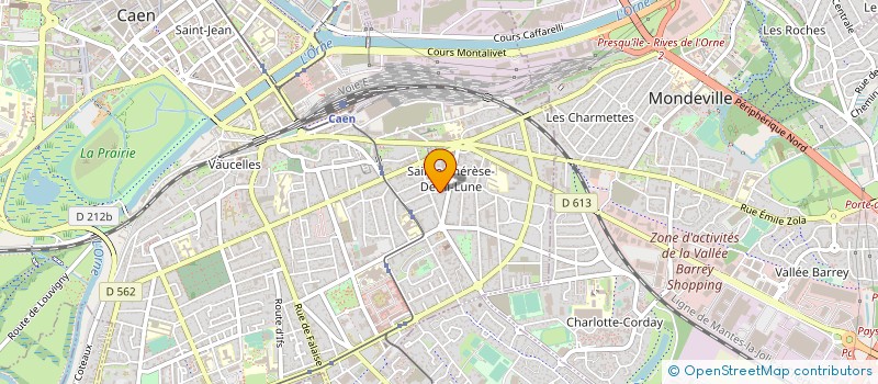 localisation de l'entreprise MONSIEUR SEBASTIEN THOUEILLE à CAEN