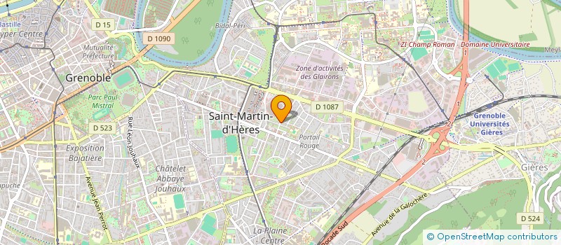 localisation de l'entreprise MONSIEUR SEBASTIEN TILLET à SAINT-MARTIN-D'HERES