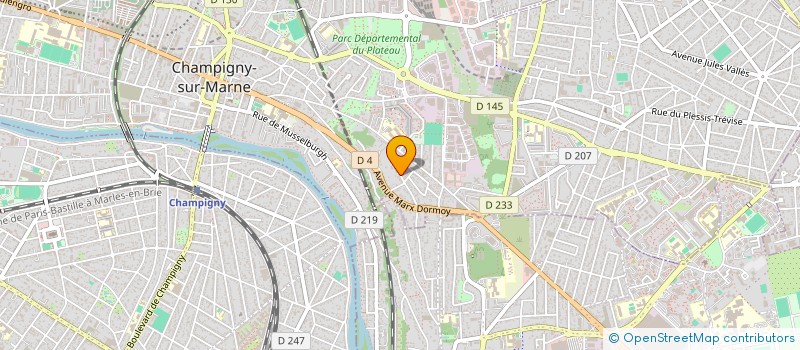 localisation de l'entreprise MONSIEUR SEBASTIEN TIQUET à CHAMPIGNY-SUR-MARNE