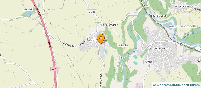 localisation de l'entreprise MONSIEUR SEBASTIEN TISSANDIER  AUZAT-LA-COMBELLE