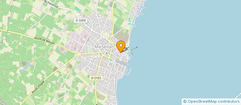 localisation de l'entreprise MONSIEUR SEBASTIEN TOCE à MARSEILLAN