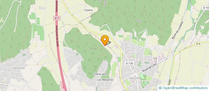 localisation de l'entreprise MONSIEUR SEBASTIEN TOLLER  SAINT-MARCEL-LES-SAUZET