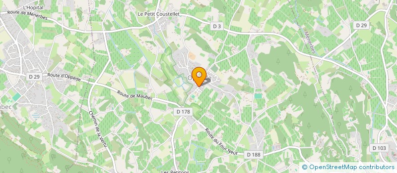 localisation de l'entreprise MONSIEUR SEBASTIEN TOLME  OPPEDE