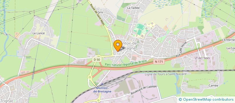 localisation de l'entreprise MONSIEUR SEBASTIEN TORDO  MONTOIR-DE-BRETAGNE