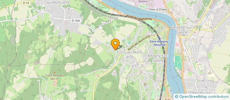 localisation de l'entreprise MONSIEUR SEBASTIEN TORRE  CURIS-AU-MONT-D'OR