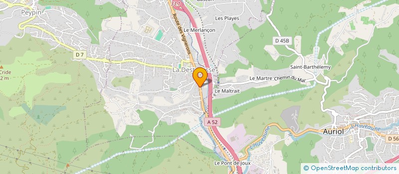 localisation de l'entreprise MONSIEUR SEBASTIEN TORRE  LA DESTROUSSE