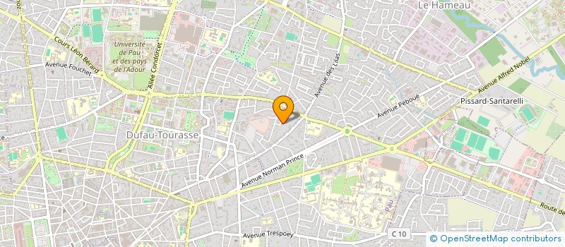 localisation de l'entreprise MONSIEUR SEBASTIEN TORRES à PAU