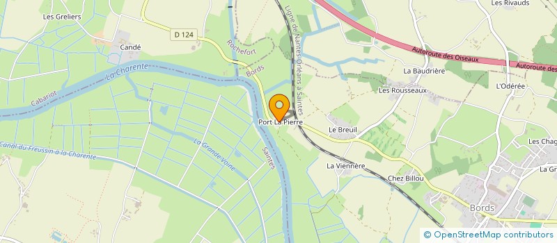 localisation de l'entreprise MONSIEUR SEBASTIEN TOUAUX  BORDS