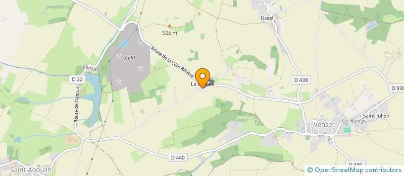 localisation de l'entreprise MONSIEUR SEBASTIEN TOURNAIRE  SARDON