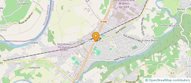 localisation de l'entreprise MONSIEUR SEBASTIEN TOURNIE  BIARS-SUR-CERE