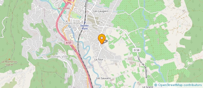 localisation de l'entreprise MONSIEUR SEBASTIEN TRANCHANT  GONFARON