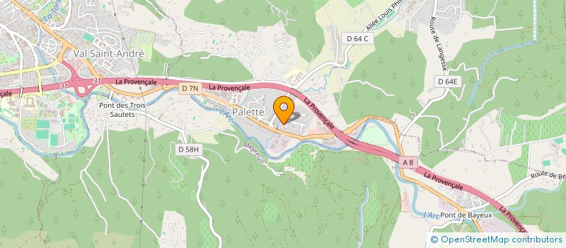 localisation de l'entreprise MONSIEUR SEBASTIEN TRANTOUL  LE THOLONET