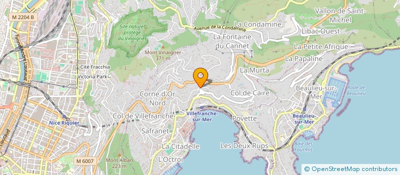 localisation de l'entreprise MONSIEUR SEBASTIEN TRAVADEL à VILLEFRANCHE-SUR-MER