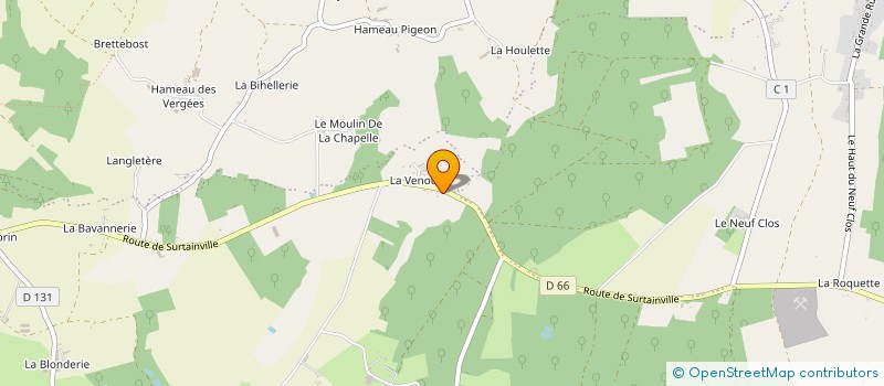 localisation de l'entreprise MONSIEUR SEBASTIEN TRAVERS à BRICQUEBEC-EN-COTENTIN