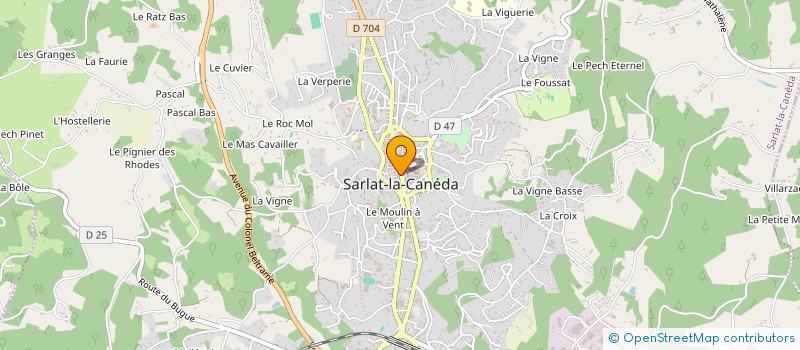 localisation de l'entreprise MONSIEUR SEBASTIEN TRAVERS  SARLAT-LA-CANEDA