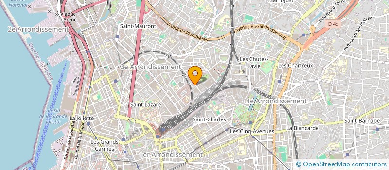 localisation de l'entreprise MONSIEUR SEBASTIEN TREFLE à MARSEILLE