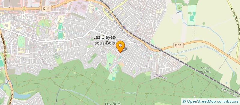 localisation de l'entreprise MONSIEUR SEBASTIEN TREGAN à LES CLAYES-SOUS-BOIS