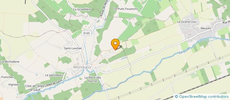 localisation de l'entreprise MONSIEUR SEBASTIEN TREMBLAY  MONTEAUX