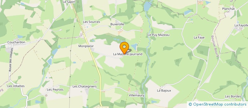 localisation de l'entreprise MONSIEUR SEBASTIEN TRENCHANT à BOUSSAC-BOURG