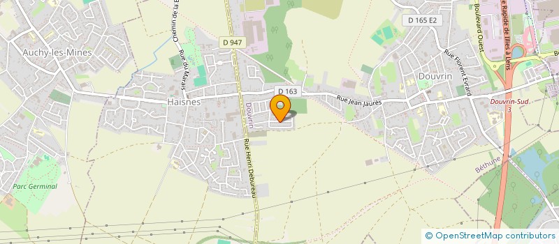 localisation de l'entreprise MONSIEUR SEBASTIEN TRENEL  DOUVRIN