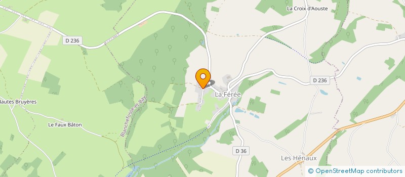 localisation de l'entreprise MONSIEUR SEBASTIEN TRESEUX  LA FEREE