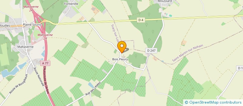localisation de l'entreprise MONSIEUR SEBASTIEN TREUILLET à TRACY-SUR-LOIRE