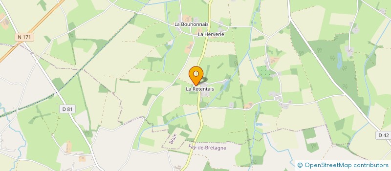 localisation de l'entreprise MONSIEUR SEBASTIEN TREUILLET  BLAIN