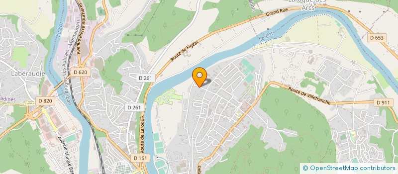 localisation de l'entreprise MONSIEUR SEBASTIEN TREVISAN  CAHORS