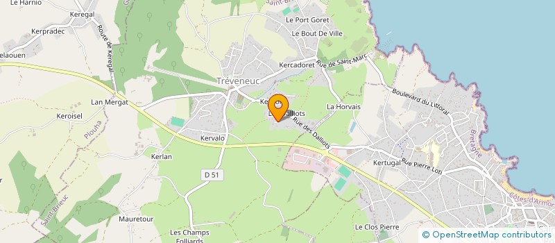 localisation de l'entreprise MONSIEUR SEBASTIEN TRICHE à TREVENEUC