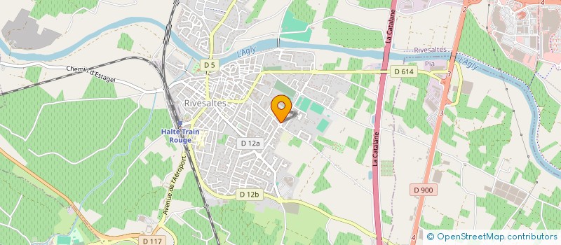 localisation de l'entreprise MONSIEUR SEBASTIEN TRIQUERE  RIVESALTES