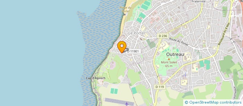 localisation de l'entreprise MONSIEUR SEBASTIEN TRIQUET  OUTREAU