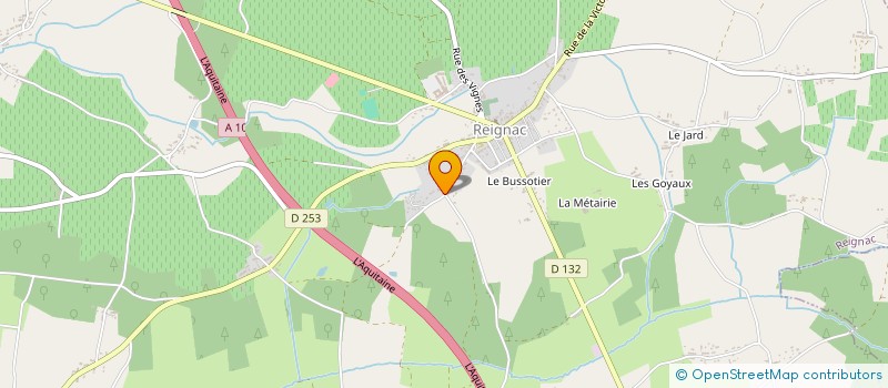 localisation de l'entreprise MONSIEUR SEBASTIEN TROCHERIE à REIGNAC