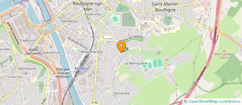 localisation de l'entreprise MONSIEUR SEBASTIEN TROLLE à BOULOGNE-SUR-MER