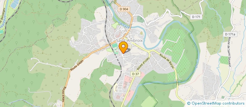 localisation de l'entreprise MONSIEUR SEBASTIEN TRON  SAINT-AMBROIX