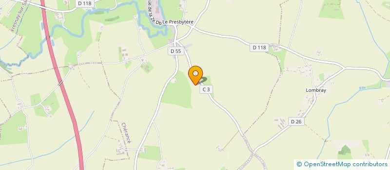 localisation de l'entreprise MONSIEUR SEBASTIEN TRONCHET  CHERANCE