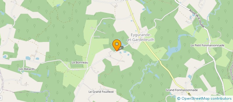 localisation de l'entreprise MONSIEUR SEBASTIEN TRONCQUEE à EYGURANDE-ET-GARDEDEUIL