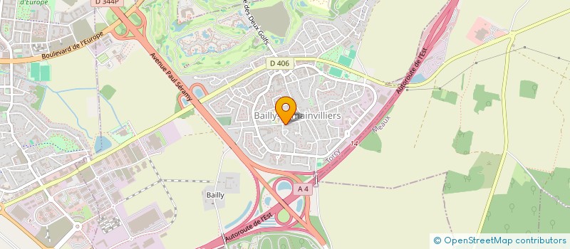 localisation de l'entreprise MONSIEUR SEBASTIEN TRUCHETET  BAILLY-ROMAINVILLIERS