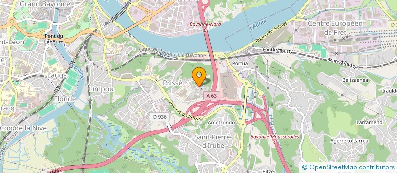 localisation de l'entreprise MONSIEUR SEBASTIEN TRUCHON à BAYONNE