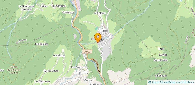 localisation de l'entreprise MONSIEUR SEBASTIEN TRUCHOT  SEYTROUX